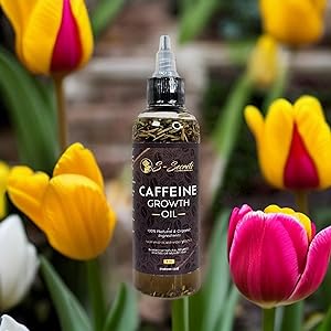 Caffeine Hair Growth Oil 2oz, Herbs, Biotin, Essential oils For All
