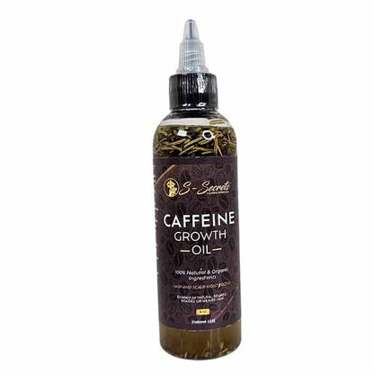 Caffeine Hair Growth Oil 2oz, Herbs, Biotin, Essential oils For All